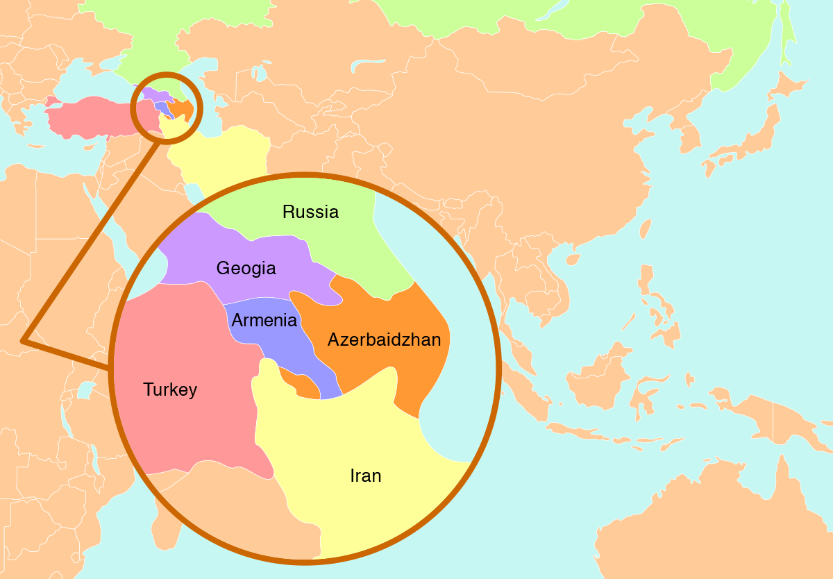 アゼルバイジャンの地図